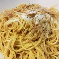 chie．co's cooksnap of when they made 簡単♪玉ねぎ×ツナ♡にんにくパスタ.