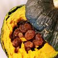 のぶ代's cooksnap of when they made ハロウィンにまるごと坊ちゃんカボチャ❣️.