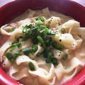 chiromi126's cooksnap of when they made 明太子の豆乳クリームきしめん.