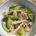 ミーコ＆だいちゃん♡'s cooksnap of when they made さっぱりヘルシー【蒸し鶏と胡瓜の酢の物】.