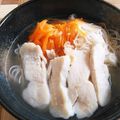 ゆこ０１２１'s cooksnap of when they made とっても簡単！素麺で本格鶏肉フォー.