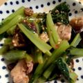 なーーーーーーーー's cooksnap of when they made なすと小松菜のさっぱりピリ辛和え物.