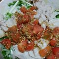 いまゆうよ's cooksnap of when they made 水菜と玉ねぎたっぷり～★豚しゃぶサラダ.