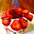 しろしろ1111's cooksnap of when they made 超簡単☆犬用ケーキ☆.