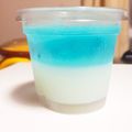 cookゆき☆'s cooksnap of when they made 半分青い、カルピスとサイダーのゼリー.
