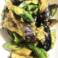 ちづりんも's cooksnap of when they made 茄子とオクラのごま味噌炒め.