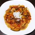 紅月☆蓮's cooksnap of when they made ナスとトマトのパスタ☆ランチ.
