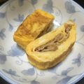 kotorinpi's cooksnap of when they made いなりの余りで♪味付き油揚げ入り卵焼き.