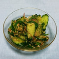 料理好き独身男子's cooksnap of when they made ＊速攻おつまみ♪胡瓜＆みょうがの和えもの.