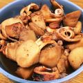 みさちひ's cooksnap of when they made 簡単 里芋とイカの煮物.