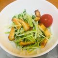 ＊Kie＊'s cooksnap of when they made 水菜大量消費！水菜とじゃこの超簡単サラダ.