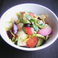 ひさかた's cooksnap of when they made すももとレタスのチョレギサラダ.