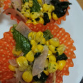 ☆miminga☆'s cooksnap of when they made お弁当に♪ハムとほうれん草のバター炒め♪.