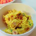 CELELY's cooksnap of when they made 絶品！かぼちゃと胡桃の生クリームサラダ.