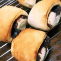 ameうめ's cooksnap of when they made くるくる渦巻き✿抹茶あんぱん＆栗あんぱん.