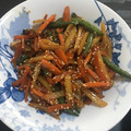 みりちゃん♪'s cooksnap of when they made 簡単じゃがいもと人参といんげんのきんぴら.