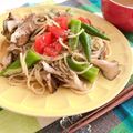 noriko912's cooksnap of when they made 痩せるぞ！舞茸とオクラの低カロリーパスタ.