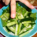 まんまるさくら's cooksnap of when they made 簡単☆セロリ大好き☆胡瓜とセロリのサラダ.
