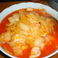 まんまるさくら's cooksnap of when they made 白菜と鶏むね肉のキムチの素炒め♪.