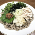 ままばなな1020's cooksnap of when they made 梅しそささみのおろし蕎麦.