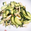 きよん♡'s cooksnap of when they made ささみキュウリの梅&塩昆布和え.
