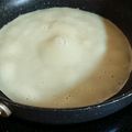 ももぐるーみー's cooksnap of when they made ノンオイル！もちもち米粉クレープ.
