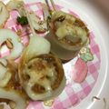 153m242's cooksnap of when they made お弁当の隙間に！お好み風ちくわ.