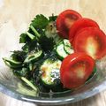 クックまにゅ☆'s cooksnap of when they made たことわかめのサラダ（梅ドレッシング）♪.