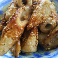 こむぎぱくぱく's cooksnap of when they made 【3分おつまみ】ちくわのソース照り焼き.
