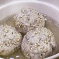 北斗7's cooksnap of when they made キヌア入り鶏団子.