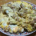 クック8D0BQL☆'s cooksnap of when they made フライパン１つ★挽肉・豆腐・卵のふわふわ.