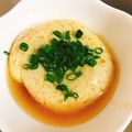 ぱんだ170071's cooksnap of when they made Allレンジで☆生姜餡かけの豆腐茶巾蒸し.