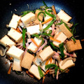 チャマ虎's cooksnap of when they made お手軽副菜♡厚揚げと野菜の醤油炒め.