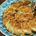 ジュスカ's cooksnap of when they made ヘルシーな玉ねぎ入り焼き餃子！.