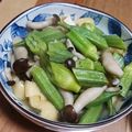 ♡Catherine's cooksnap of when they made ☆オクラとしめじの麺つゆで煮浸し☆.