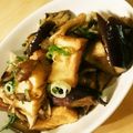 ｙｏｕ５'s cooksnap of when they made なすと舞茸厚揚げの甘辛煮☆激旨よ～♪.