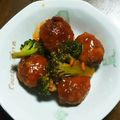 みみりん♪♪'s cooksnap of when they made 簡単☆ブロッコリーと甘ダレ肉団子.