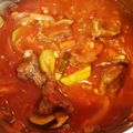 ステマム子♡♡'s cooksnap of when they made ストウブで牛肉のトマト煮込み.