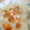 かすてら１２'s cooksnap of when they made 寒い朝に冷めないご飯。体が温まる鮭粥.