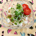ﾁｲﾁｬﾝﾏﾏ's cooksnap of when they made クリームチーズとかいわれ大根の和風サラダ.