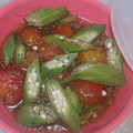 ＨＯ☆ＭＩ's cooksnap of when they made 簡単！楽うま⭐オクラとトマトのお浸し.