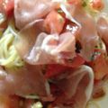 クックS7VBBC☆'s cooksnap of when they made 旬のトマトとバジルの冷製パスタ.