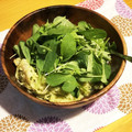 8maru_farm's cooksnap of when they made 鮭ときのことベビーリーフの和風パスタ.