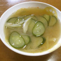 低カロ探検隊's cooksnap of when they made きゅうりとみょうがの冷たいお味噌汁.