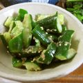 低カロ探検隊's cooksnap of when they made 簡単◆かち割り梅きゅうり.