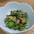 とむとむとみ～'s cooksnap of when they made 簡単♡うまうま♡きゅうりのツナ塩昆布和え.