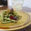 ダイナマイト漆黒's cooksnap of when they made ビールのおつまみ♪さつま芋の蔓のキンピラ.