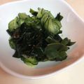 marica猫's cooksnap of when they made キュウリとワカメの酢の物.