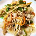 ぽれこ☆'s cooksnap of when they made 豚肉とえのきのサッパリ炒め.