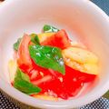 める♡ゲーム好き主婦's cooksnap of when they made トマト、パイナップル、バジルのサラダ.